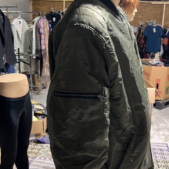 NWT Olive green bomber jacket - BUY ONE GET ONE HALF OFF!  -  WINTER SPECIAL - Picture 4 of 6